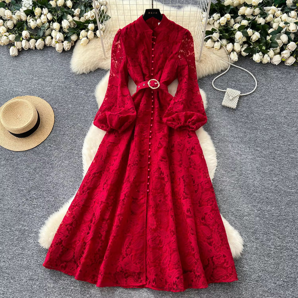 Belted Gown For Women